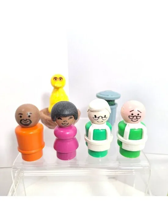 Little People Sesame Street Playset  Lot Vintage Figures Furniture Fisher Price - Picture 6 of 16